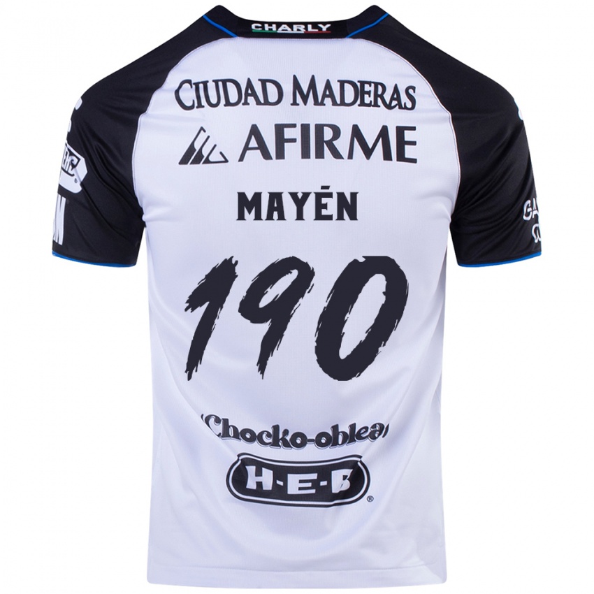 Kinder Eduardo Mayén #190 Schwarz Blau Heimtrikot Trikot 2024/25 T-Shirt Schweiz