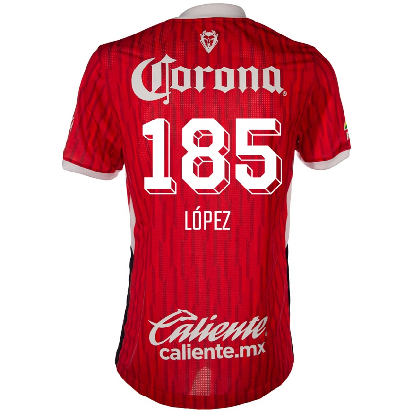 Kinder David López #185 Rot-Weiss Heimtrikot Trikot 2024/25 T-Shirt Schweiz