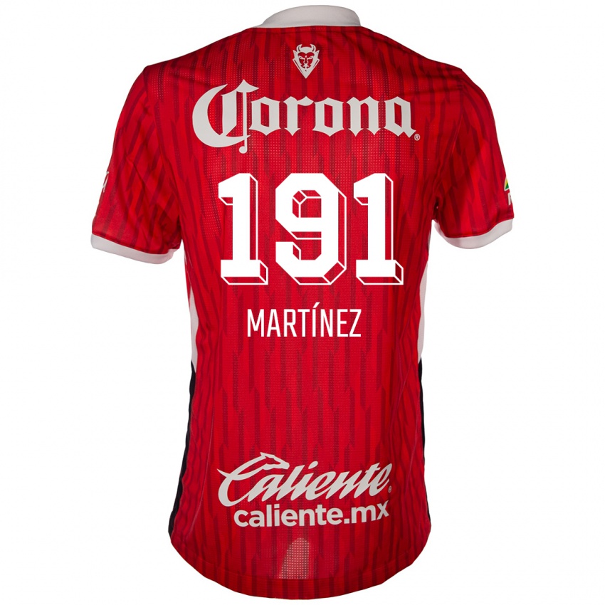 Kinder Kevin Martínez #191 Rot-Weiss Heimtrikot Trikot 2024/25 T-Shirt Schweiz