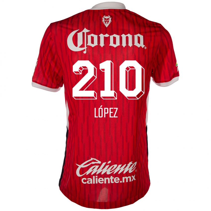 Kinder Juan López #210 Rot-Weiss Heimtrikot Trikot 2024/25 T-Shirt Schweiz