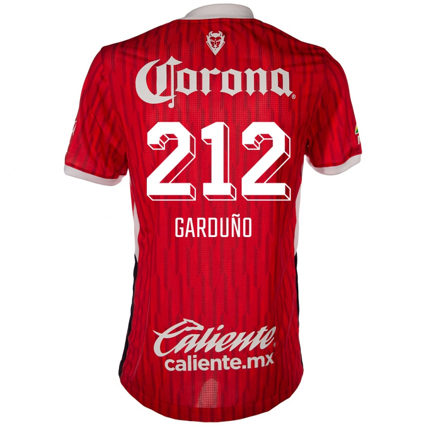 Kinder Carlos Garduño #212 Rot-Weiss Heimtrikot Trikot 2024/25 T-Shirt Schweiz