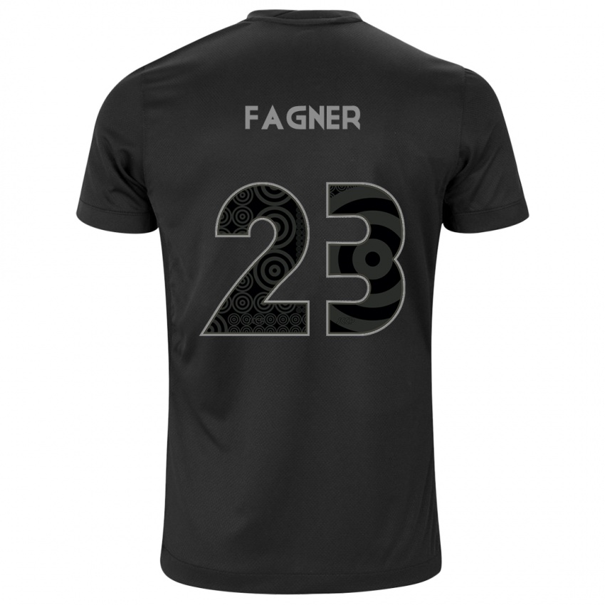 Kinder Fagner #23 Schwarz Auswärtstrikot Trikot 2024/25 T-Shirt Schweiz