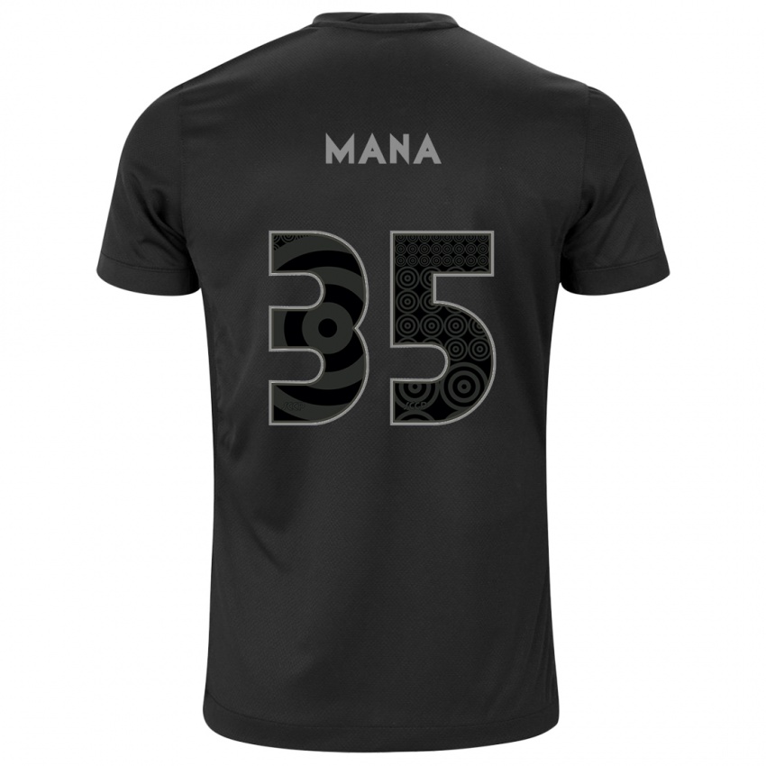 Kinder Leo Mana #35 Schwarz Auswärtstrikot Trikot 2024/25 T-Shirt Schweiz