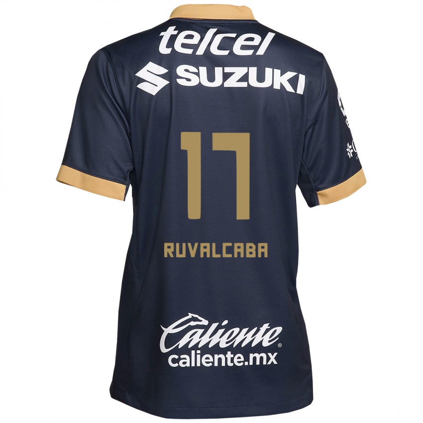 Kinder Jorge Ruvalcaba #17 Obsidian Gold Weiß Auswärtstrikot Trikot 2024/25 T-Shirt Schweiz