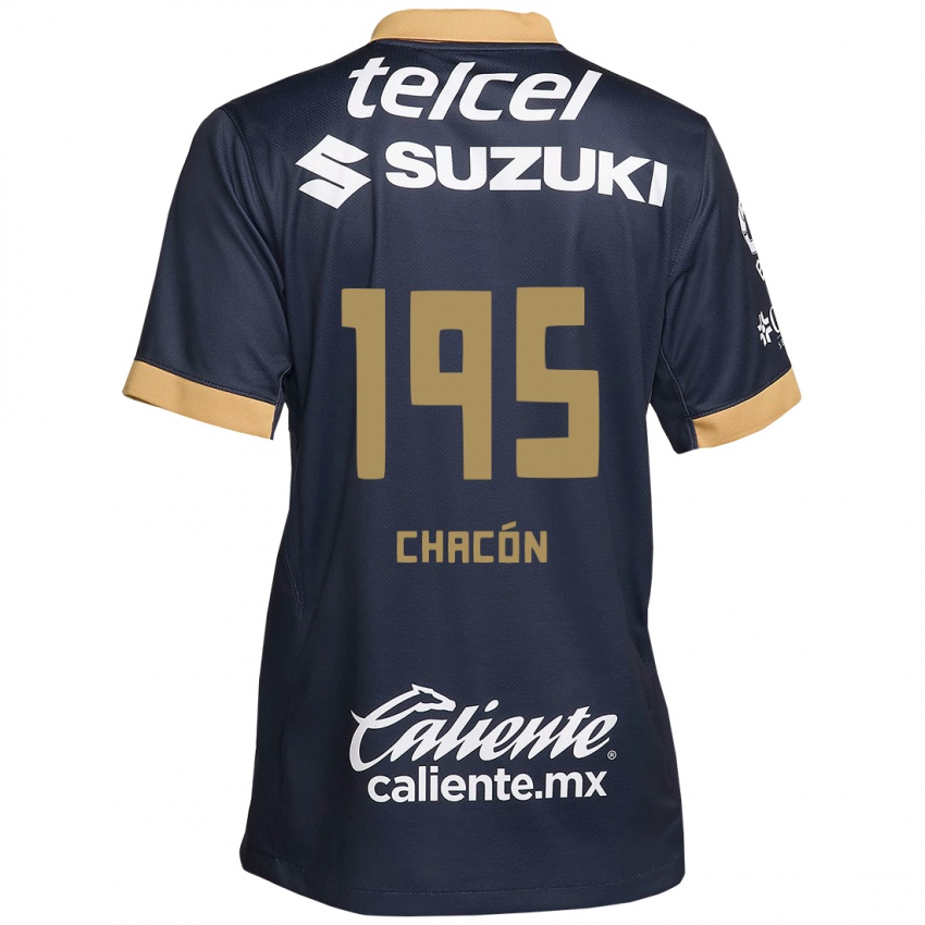 Kinder Eduardo Chacón #195 Obsidian Gold Weiß Auswärtstrikot Trikot 2024/25 T-Shirt Schweiz