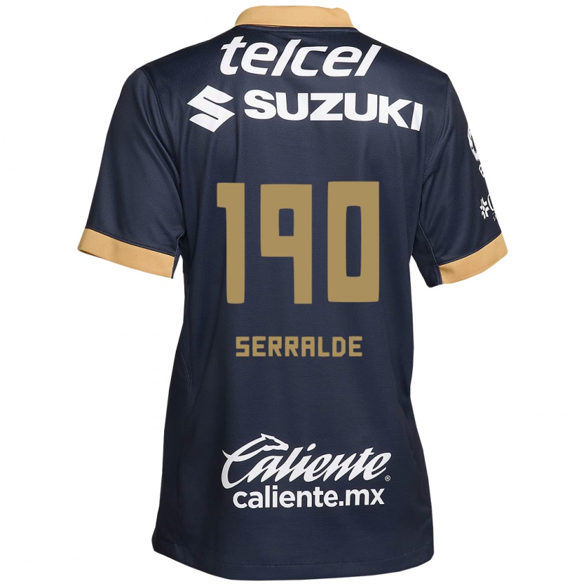 Kinder Gerardo Serralde #190 Obsidian Gold Weiß Auswärtstrikot Trikot 2024/25 T-Shirt Schweiz