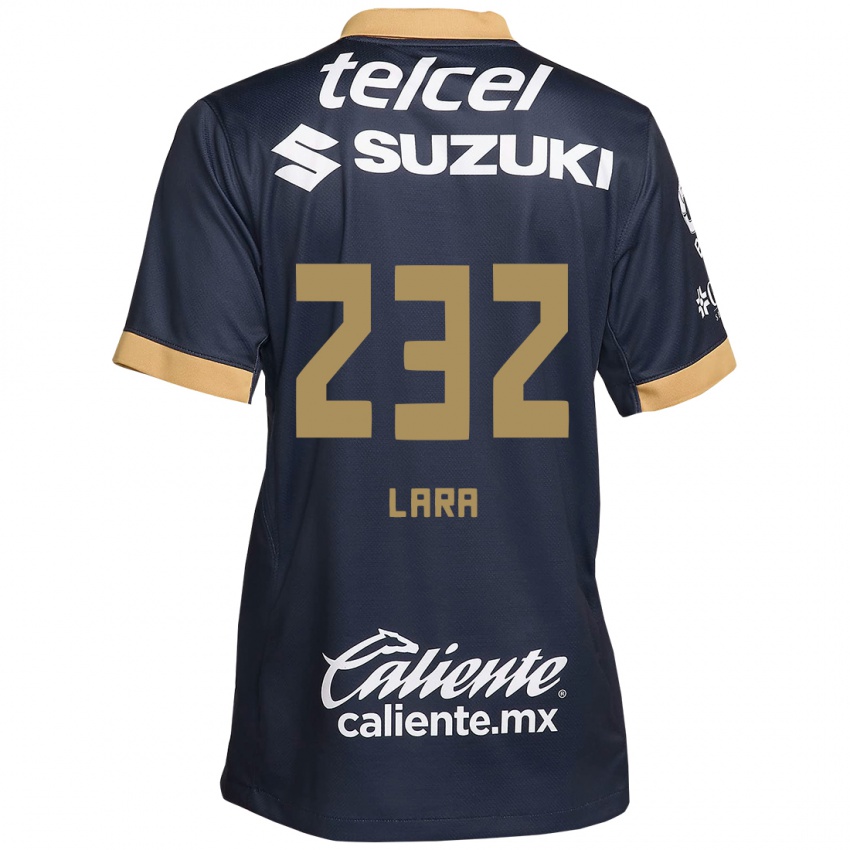 Kinder Pablo Lara #232 Obsidian Gold Weiß Auswärtstrikot Trikot 2024/25 T-Shirt Schweiz