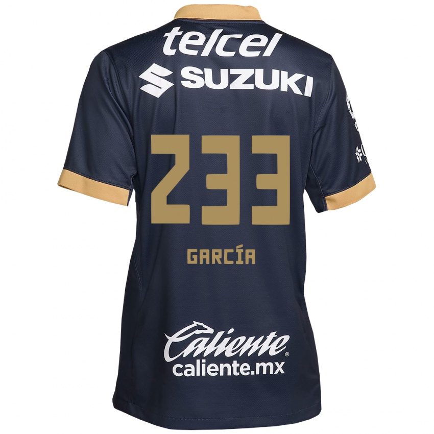 Kinder Carlos García #233 Obsidian Gold Weiß Auswärtstrikot Trikot 2024/25 T-Shirt Schweiz