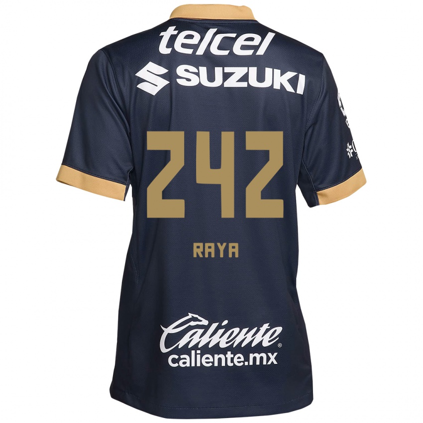 Kinder Félix Raya #242 Obsidian Gold Weiß Auswärtstrikot Trikot 2024/25 T-Shirt Schweiz