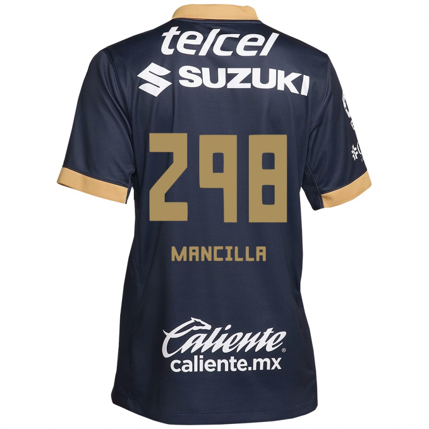 Kinder José Mancilla #298 Obsidian Gold Weiß Auswärtstrikot Trikot 2024/25 T-Shirt Schweiz