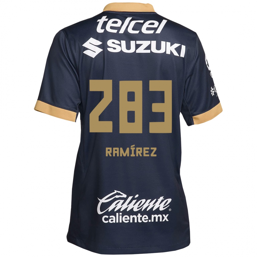 Kinder Dennis Ramírez #283 Obsidian Gold Weiß Auswärtstrikot Trikot 2024/25 T-Shirt Schweiz