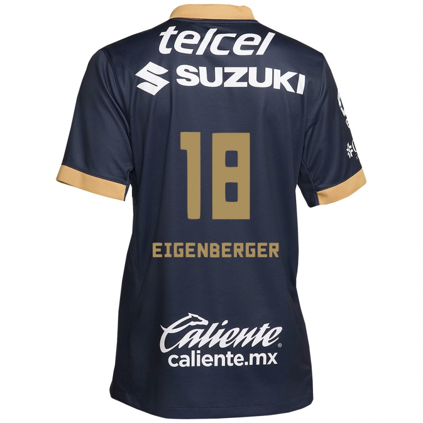 Kinder Chandra Eigenberger #18 Obsidian Gold Weiß Auswärtstrikot Trikot 2024/25 T-Shirt Schweiz