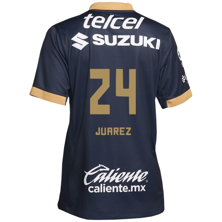 Kinder Gabriela Juarez #24 Obsidian Gold Weiß Auswärtstrikot Trikot 2024/25 T-Shirt Schweiz