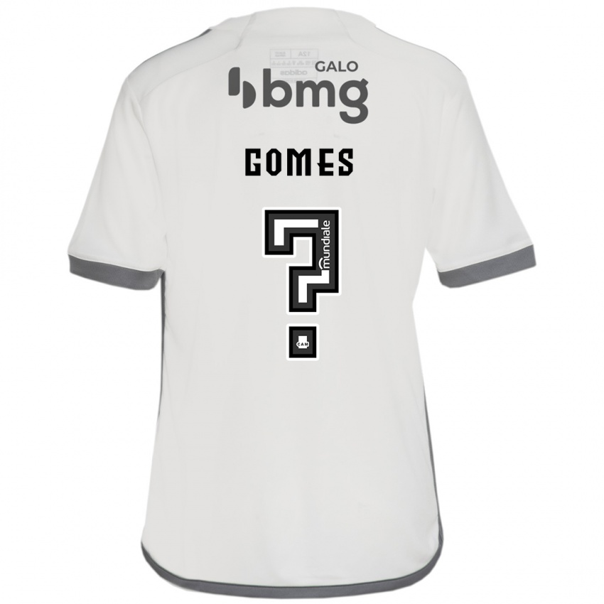 Enfant Maillot Fábio Gomes #0 Blanc Cassé Tenues Extérieur 2024/25 T-Shirt Suisse