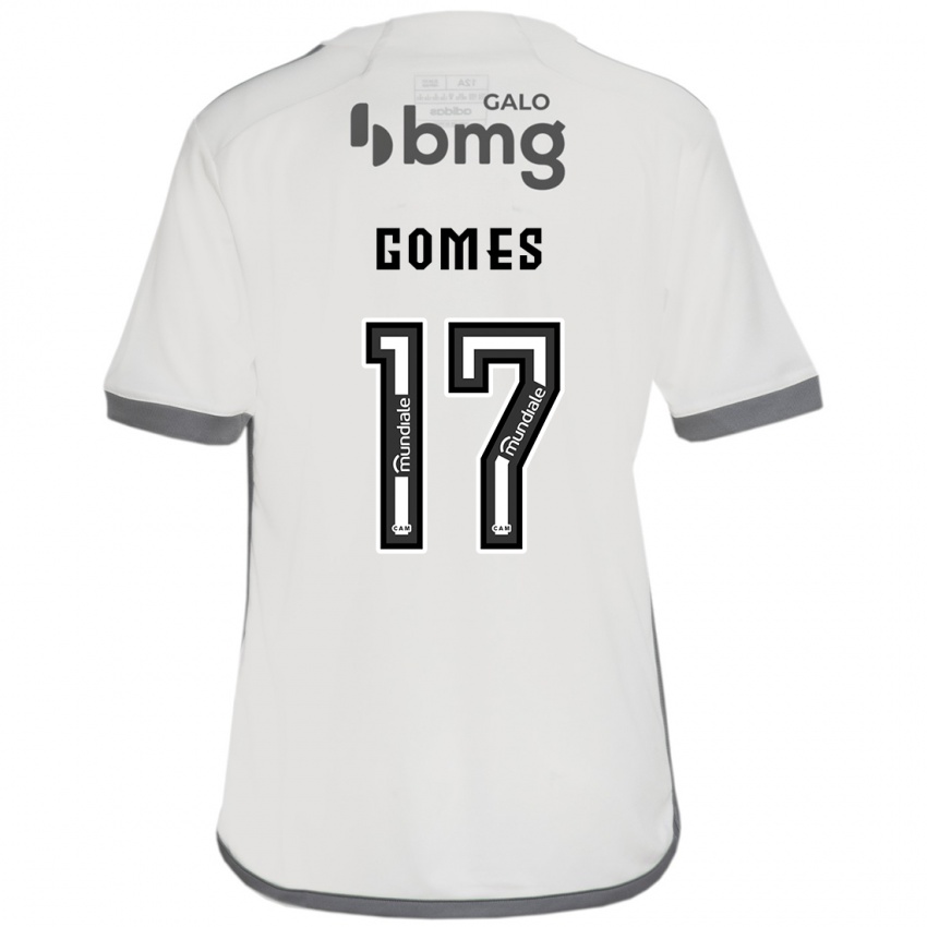 Enfant Maillot Igor Gomes #17 Blanc Cassé Tenues Extérieur 2024/25 T-Shirt Suisse