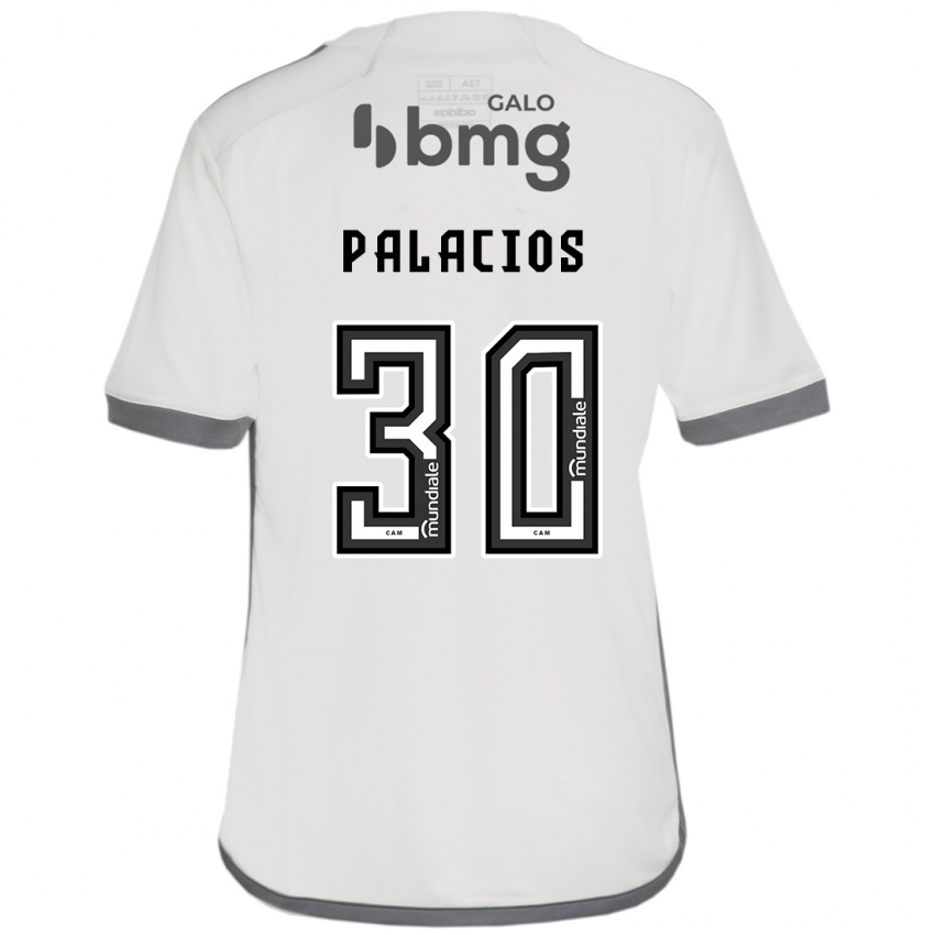 Kinder Brahian Palacios #30 Cremefarben Auswärtstrikot Trikot 2024/25 T-Shirt Schweiz