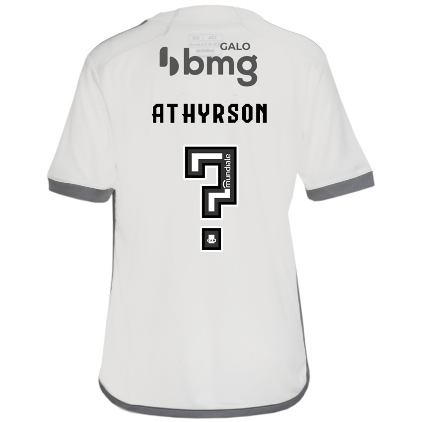 Kinder Athyrson #0 Cremefarben Auswärtstrikot Trikot 2024/25 T-Shirt Schweiz