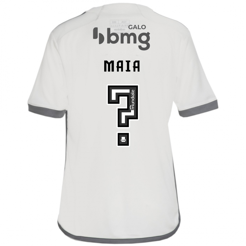 Kinder Caio Maia #0 Cremefarben Auswärtstrikot Trikot 2024/25 T-Shirt Schweiz