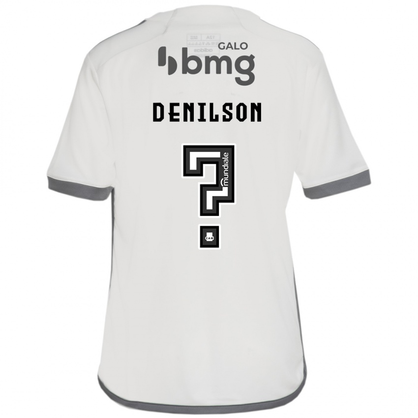 Enfant Maillot Denilson #0 Blanc Cassé Tenues Extérieur 2024/25 T-Shirt Suisse