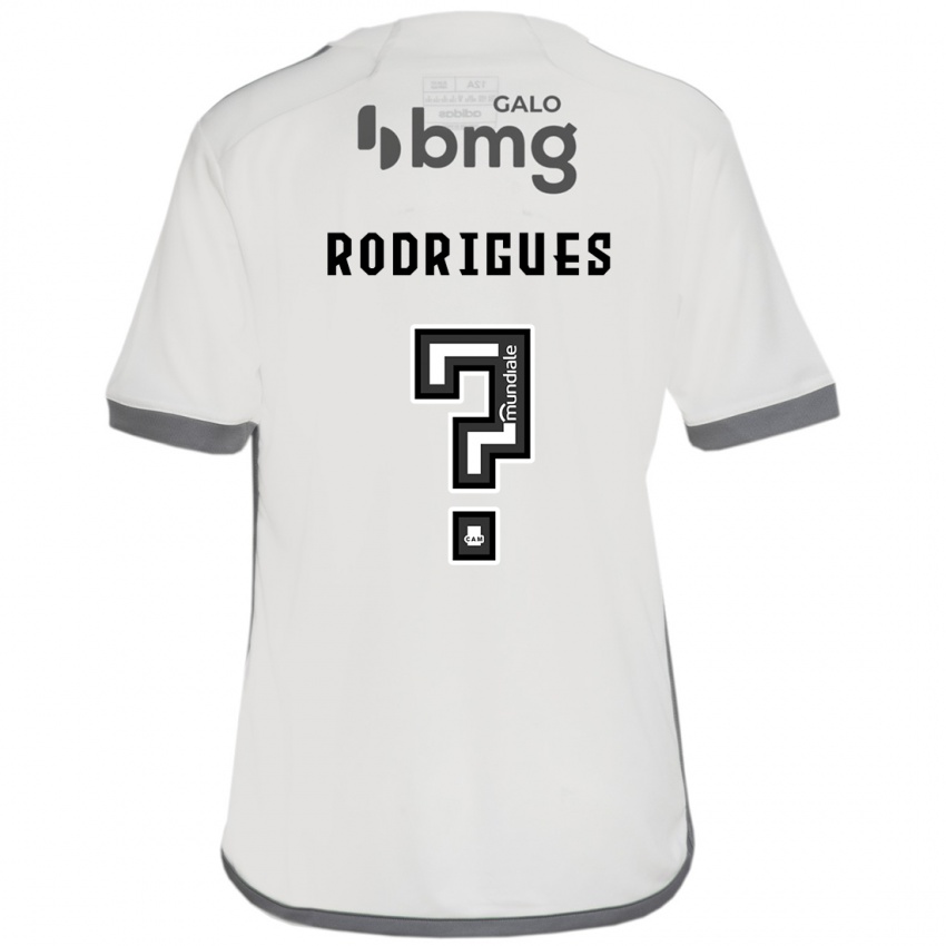 Kinder Vinicius Rodrigues #0 Cremefarben Auswärtstrikot Trikot 2024/25 T-Shirt Schweiz