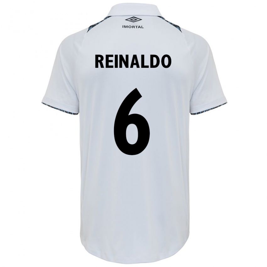 Kinder Reinaldo #6 Weiß Blau Auswärtstrikot Trikot 2024/25 T-Shirt Schweiz