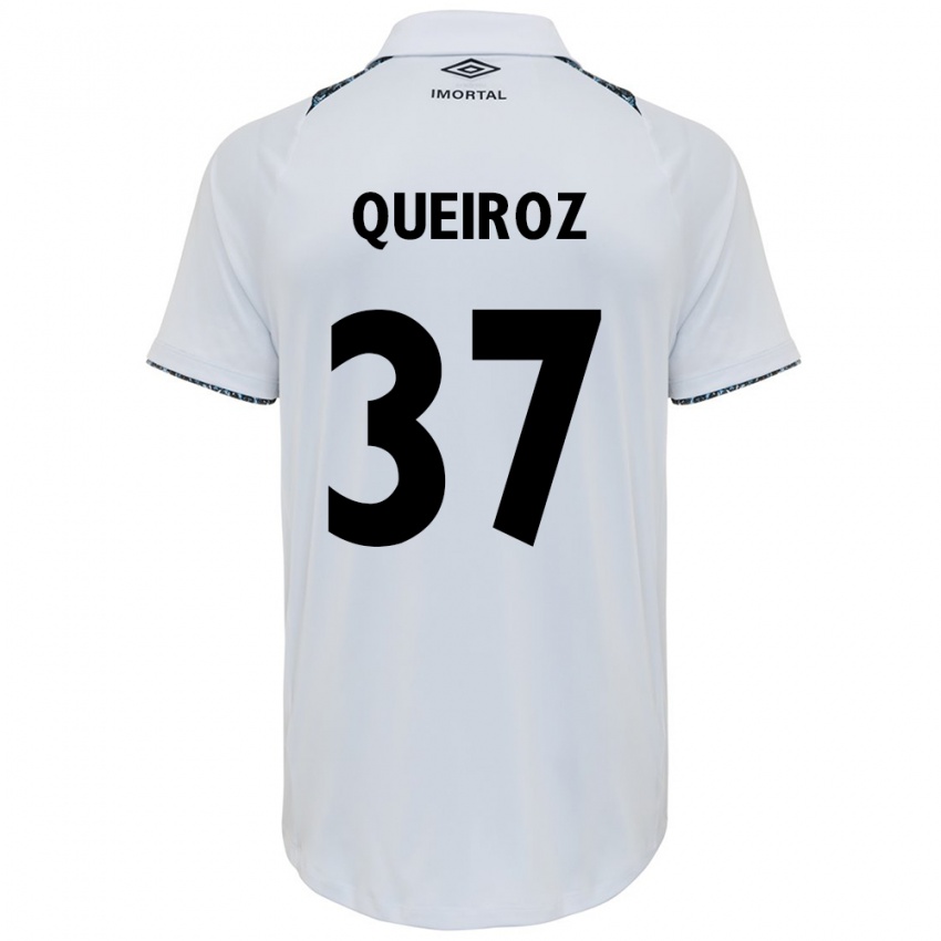 Kinder Du Queiroz #37 Weiß Blau Auswärtstrikot Trikot 2024/25 T-Shirt Schweiz