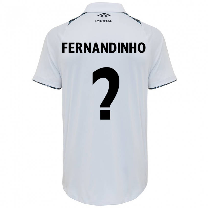 Enfant Maillot Fernandinho #0 Blanc Bleu Tenues Extérieur 2024/25 T-Shirt Suisse