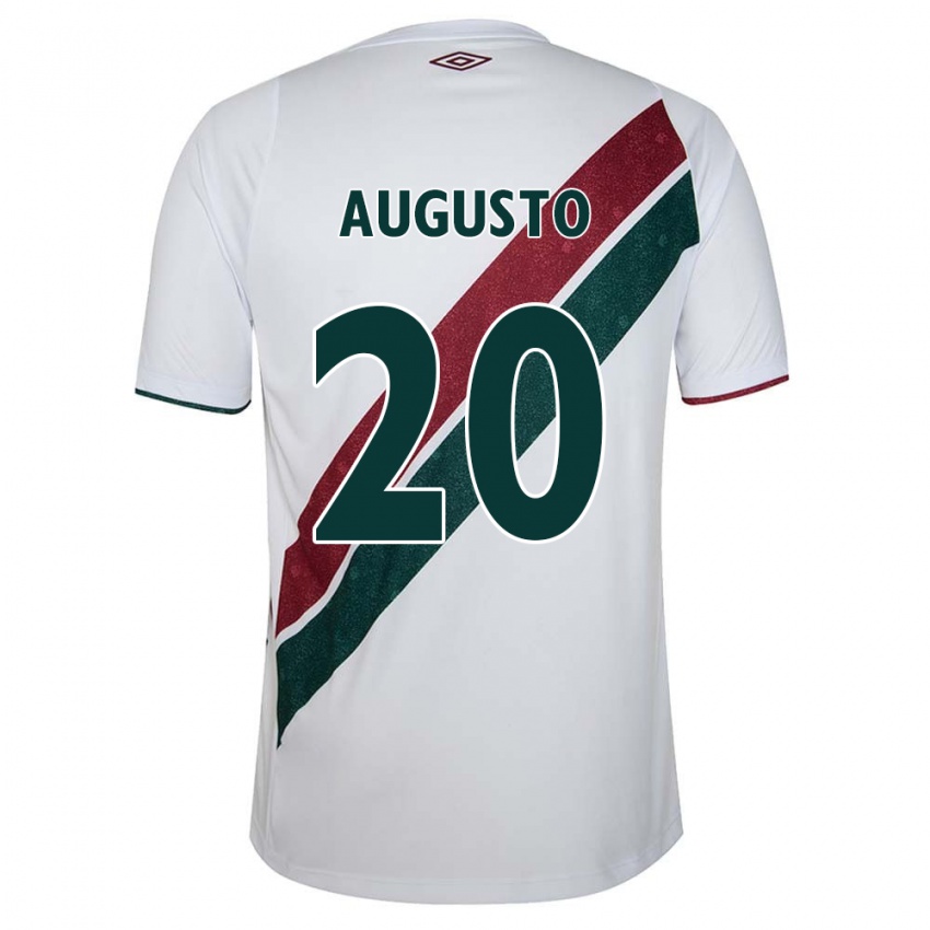 Kinder Renato Augusto #20 Weiß Grün Kastanienbraun Auswärtstrikot Trikot 2024/25 T-Shirt Schweiz