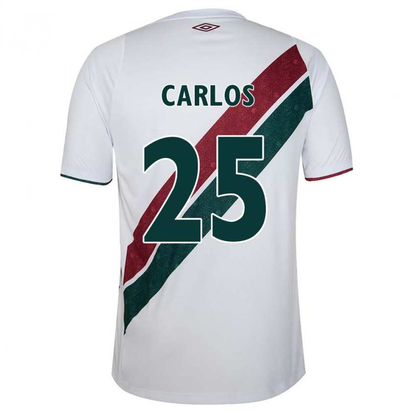 Kinder Antônio Carlos #25 Weiß Grün Kastanienbraun Auswärtstrikot Trikot 2024/25 T-Shirt Schweiz