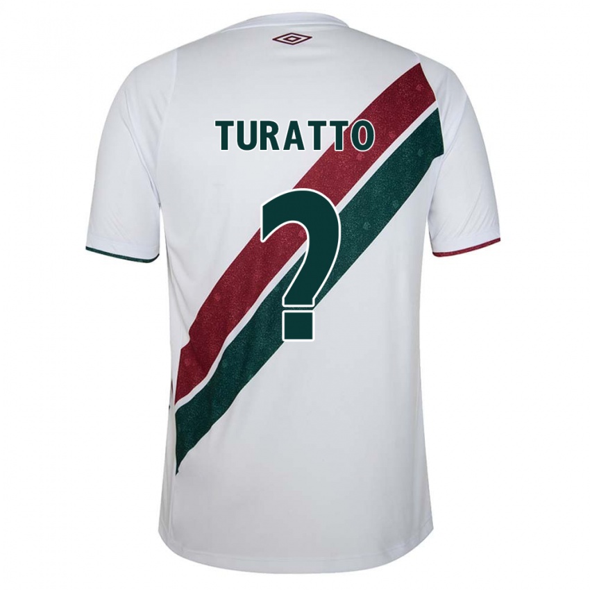 Kinder Luiz Turatto #0 Weiß Grün Kastanienbraun Auswärtstrikot Trikot 2024/25 T-Shirt Schweiz