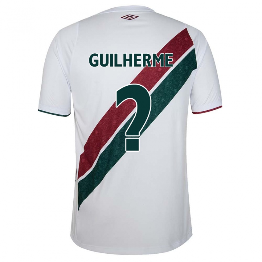 Kinder Luiz Guilherme #0 Weiß Grün Kastanienbraun Auswärtstrikot Trikot 2024/25 T-Shirt Schweiz