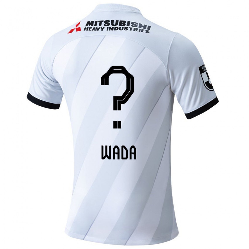 Enfant Maillot Naoya Wada #0 Blanc Gris Tenues Extérieur 2024/25 T-Shirt Suisse