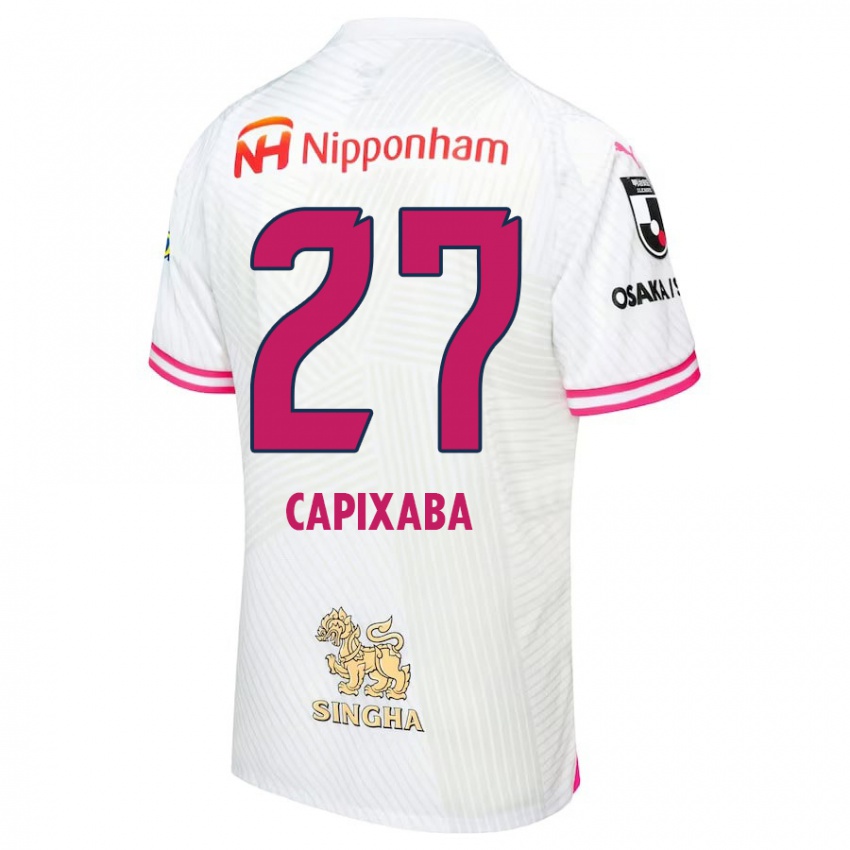 Kinder Capixaba #27 Weiß Rosa Auswärtstrikot Trikot 2024/25 T-Shirt Schweiz