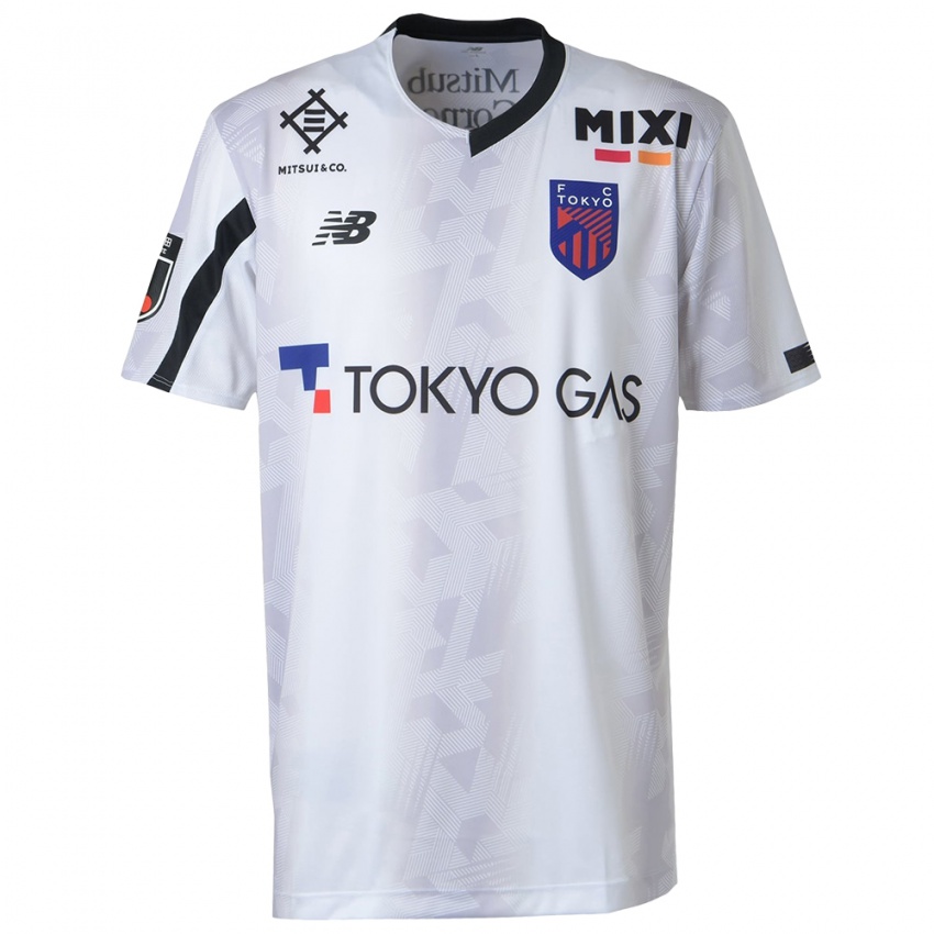 Enfant Maillot Shuhei Tokumoto #43 Blanc Noir Tenues Extérieur 2024/25 T-Shirt Suisse