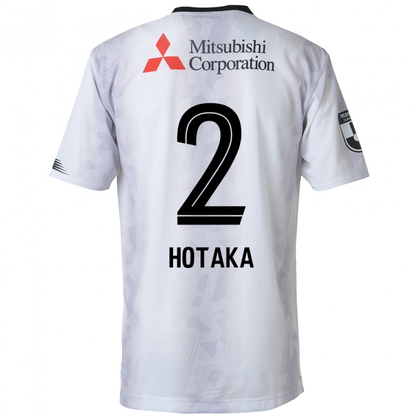 Enfant Maillot Hotaka Nakamura #2 Blanc Noir Tenues Extérieur 2024/25 T-Shirt Suisse