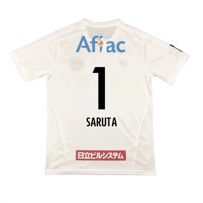 Kinder Haruki Saruta #1 Weiß Schwarz Auswärtstrikot Trikot 2024/25 T-Shirt Schweiz