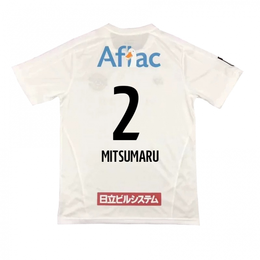 Kinder Hiromu Mitsumaru #2 Weiß Schwarz Auswärtstrikot Trikot 2024/25 T-Shirt Schweiz