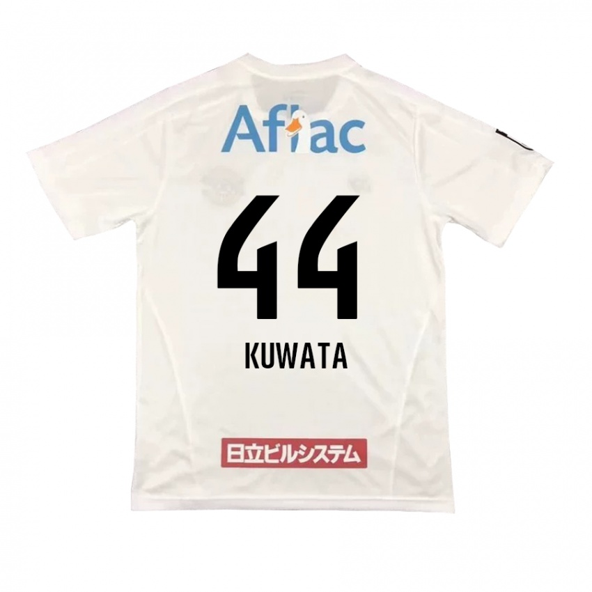 Kinder Taisei Kuwata #44 Weiß Schwarz Auswärtstrikot Trikot 2024/25 T-Shirt Schweiz