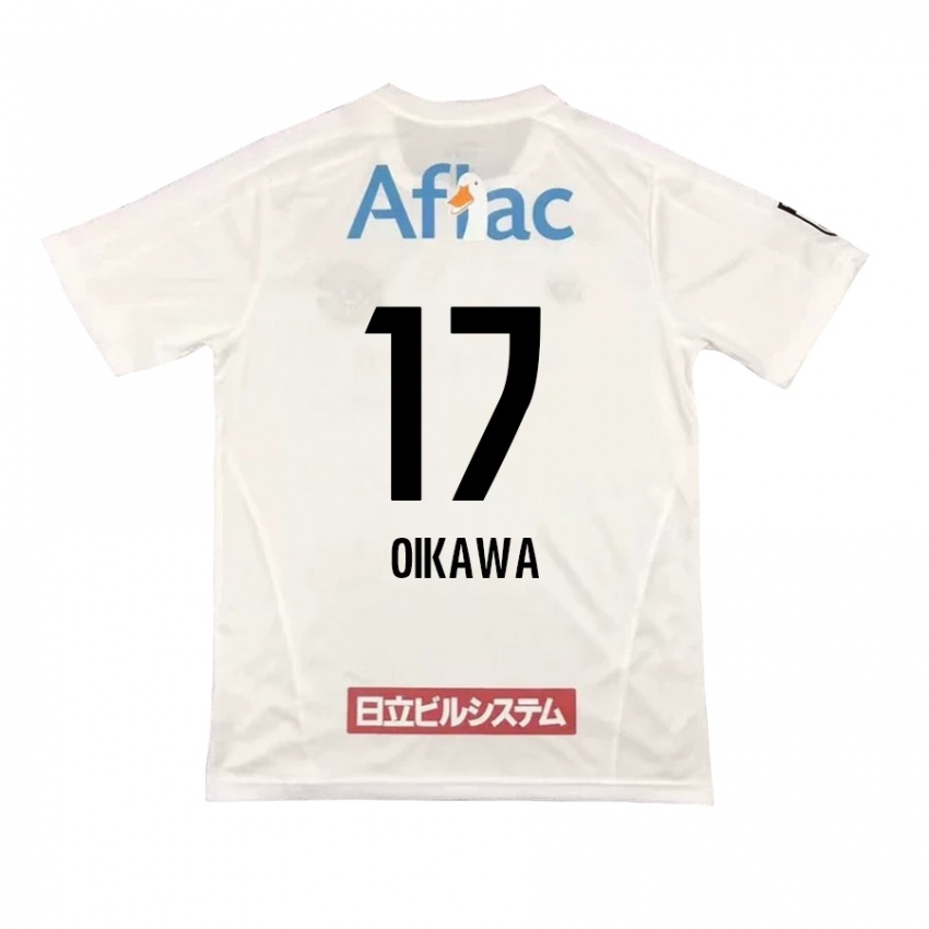 Kinder Koki Oikawa #17 Weiß Schwarz Auswärtstrikot Trikot 2024/25 T-Shirt Schweiz