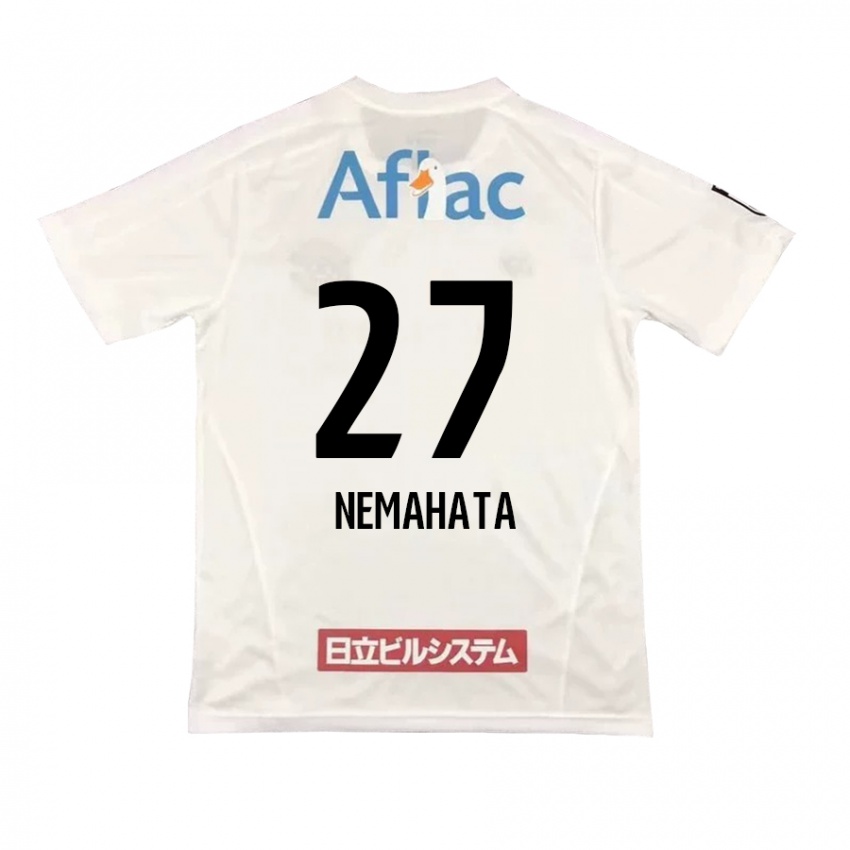 Kinder Hayato Nemahata #27 Weiß Schwarz Auswärtstrikot Trikot 2024/25 T-Shirt Schweiz