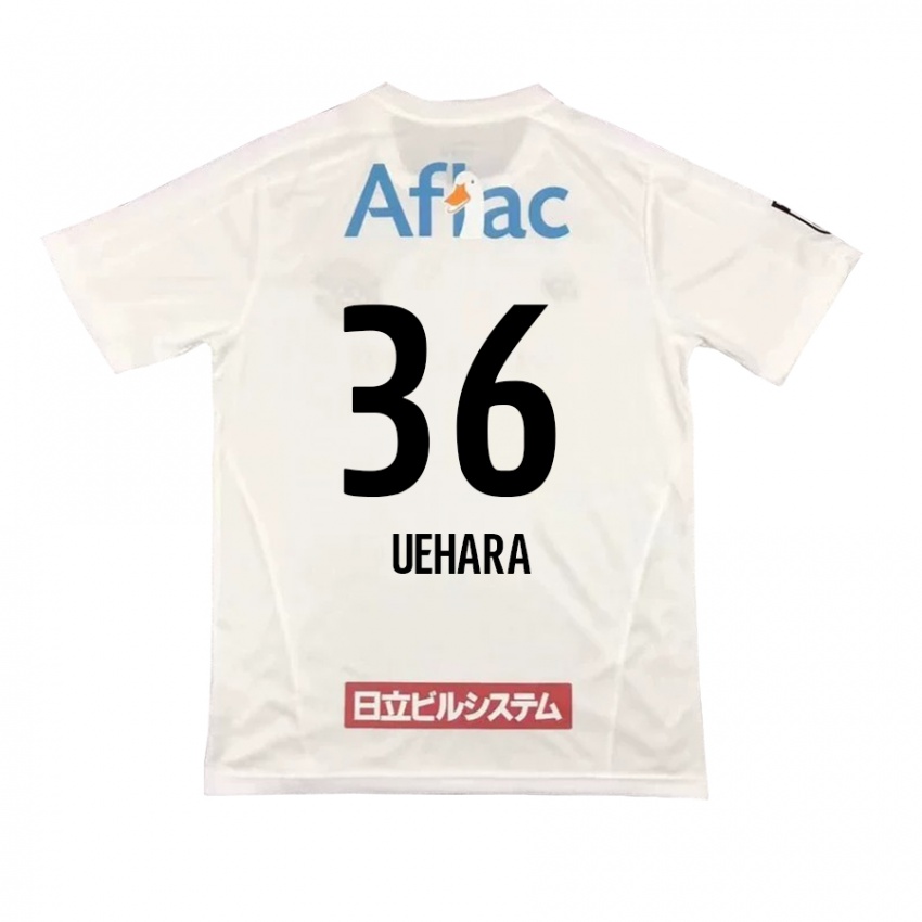 Kinder Reo Uehara #36 Weiß Schwarz Auswärtstrikot Trikot 2024/25 T-Shirt Schweiz