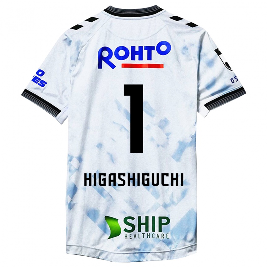 Kinder Masaaki Higashiguchi #1 Weiß Schwarz Auswärtstrikot Trikot 2024/25 T-Shirt Schweiz