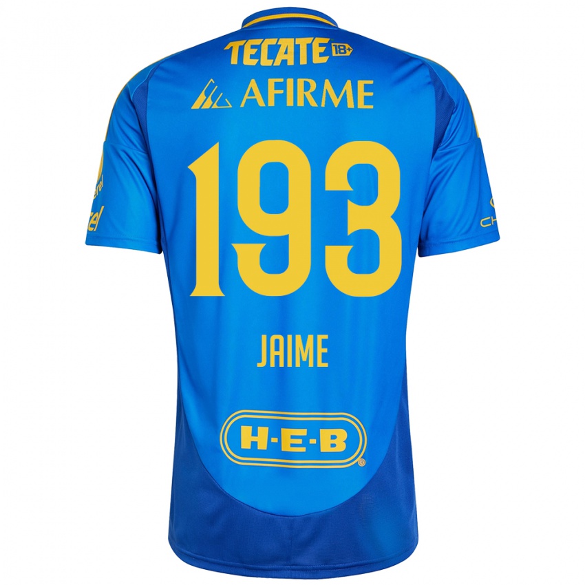 Kinder Kenneth Jaime #193 Blau Gelb Auswärtstrikot Trikot 2024/25 T-Shirt Schweiz