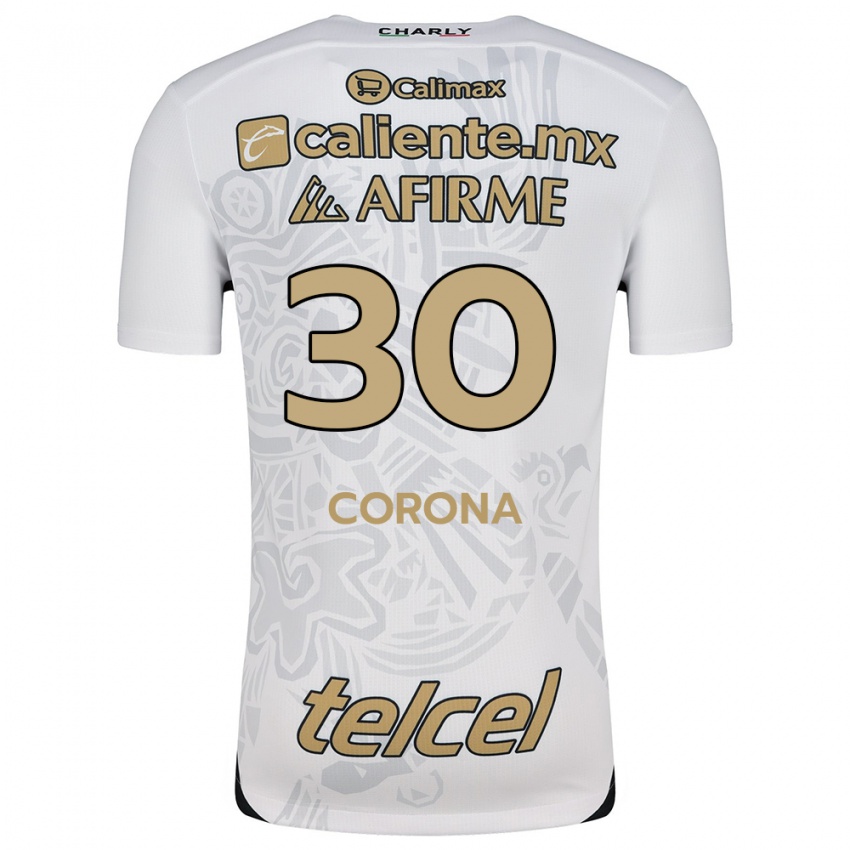 Kinder Jesús Corona #30 Weiß Schwarz Auswärtstrikot Trikot 2024/25 T-Shirt Schweiz