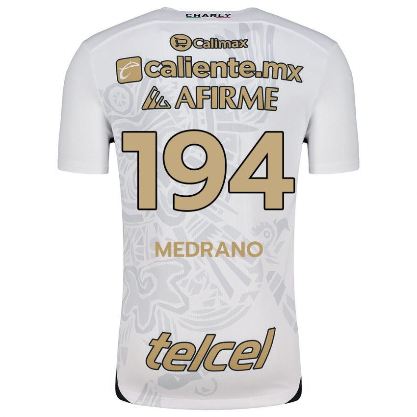 Enfant Maillot Luis Medrano #194 Blanc Noir Tenues Extérieur 2024/25 T-Shirt Suisse