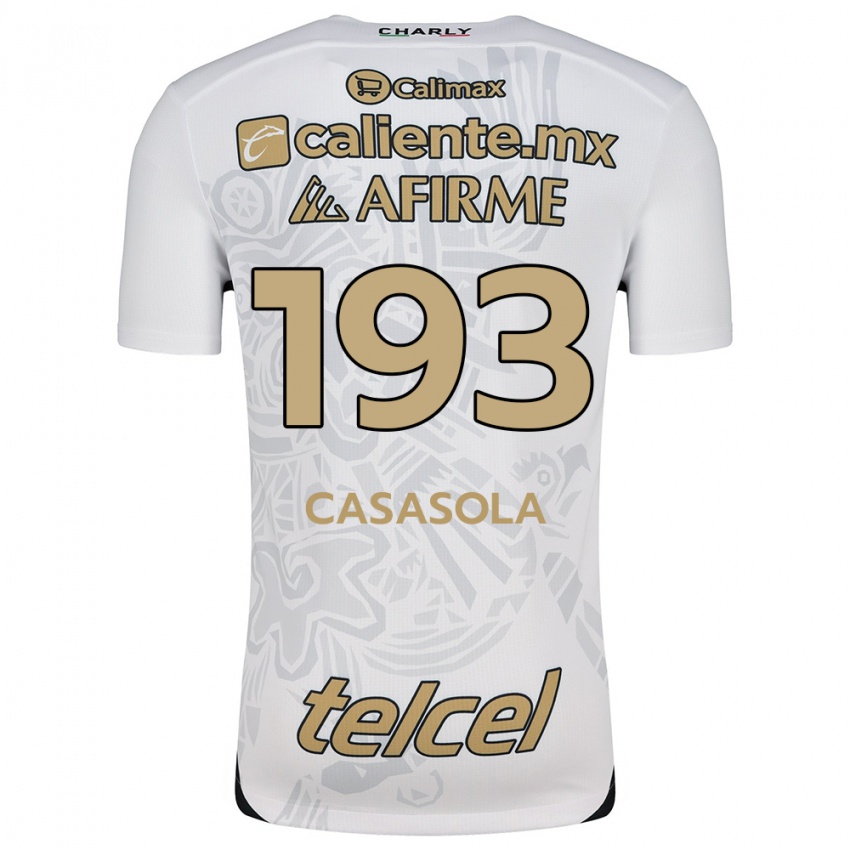 Kinder Axel Casasola #193 Weiß Schwarz Auswärtstrikot Trikot 2024/25 T-Shirt Schweiz