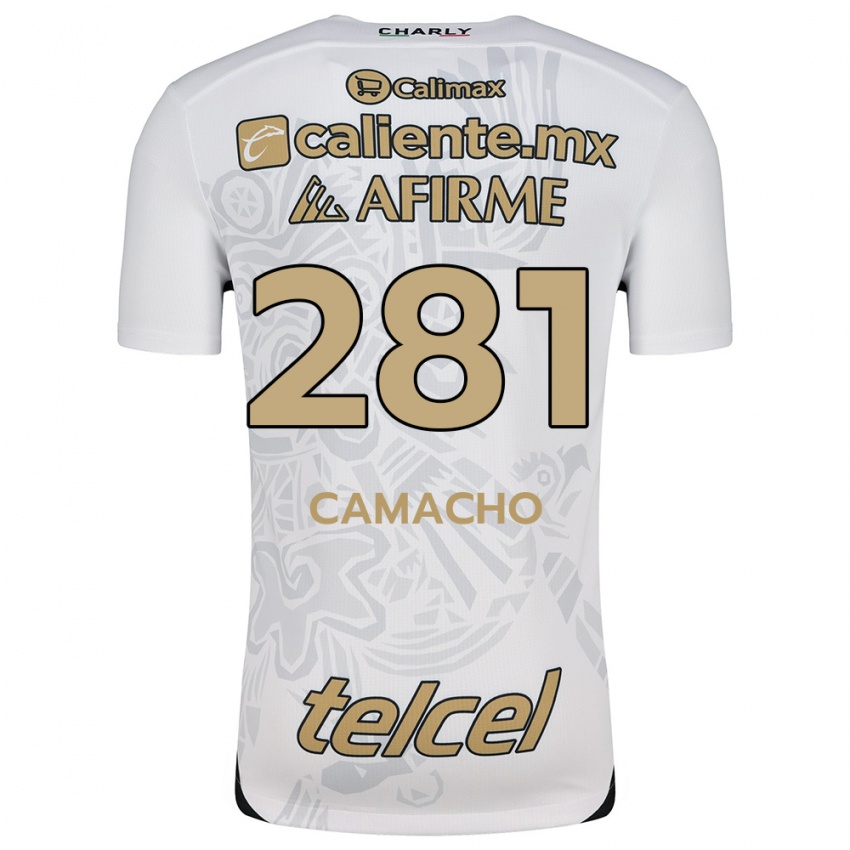 Kinder Javier Camacho #281 Weiß Schwarz Auswärtstrikot Trikot 2024/25 T-Shirt Schweiz