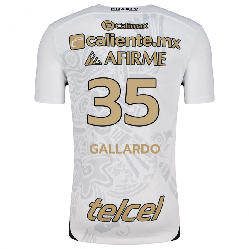 Kinder Gloriaisabel Gallardo #35 Weiß Schwarz Auswärtstrikot Trikot 2024/25 T-Shirt Schweiz