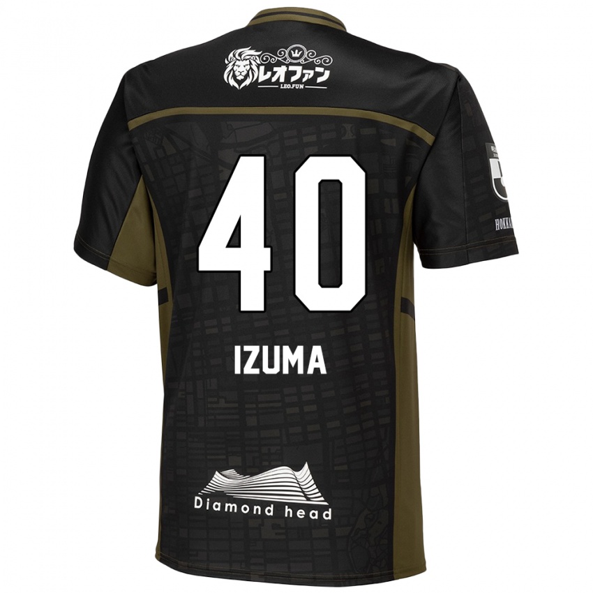 Kinder Shido Izuma #40 Schwarz Grün Auswärtstrikot Trikot 2024/25 T-Shirt Schweiz