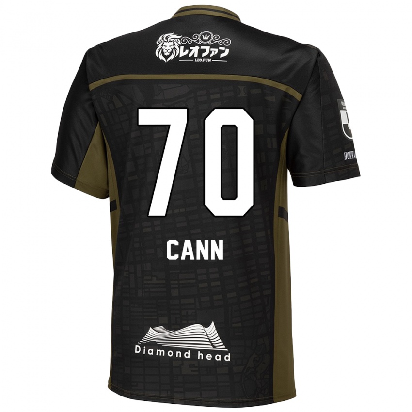 Kinder Francis Cann #70 Schwarz Grün Auswärtstrikot Trikot 2024/25 T-Shirt Schweiz